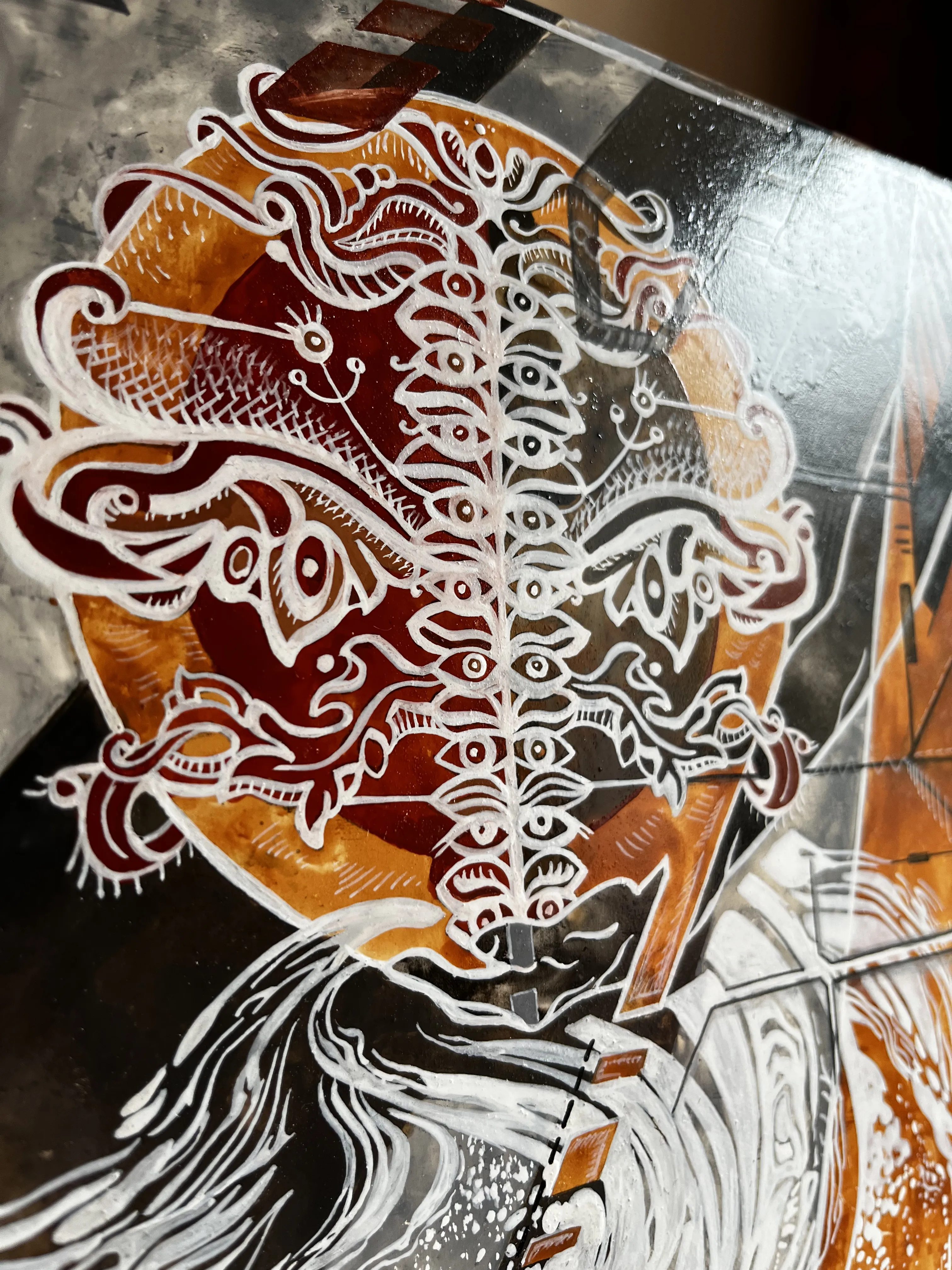 Image of Impeccable action by Ganna Oleshchuk, size: 25x30 mm, made of board, gesso, egg tempera, varnish, Painting medium, from Lviv, priced at €500 Photo 2 of 7.