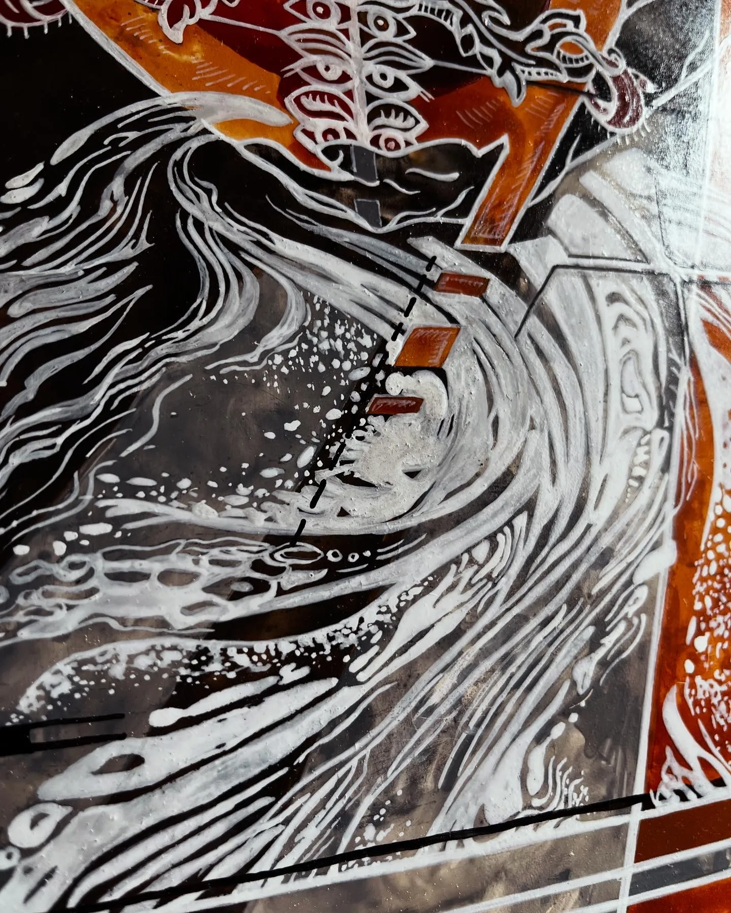 Image of Impeccable action by Ganna Oleshchuk, size: 25x30 mm, made of board, gesso, egg tempera, varnish, Painting medium, from Lviv, priced at €500 Photo 7 of 7.